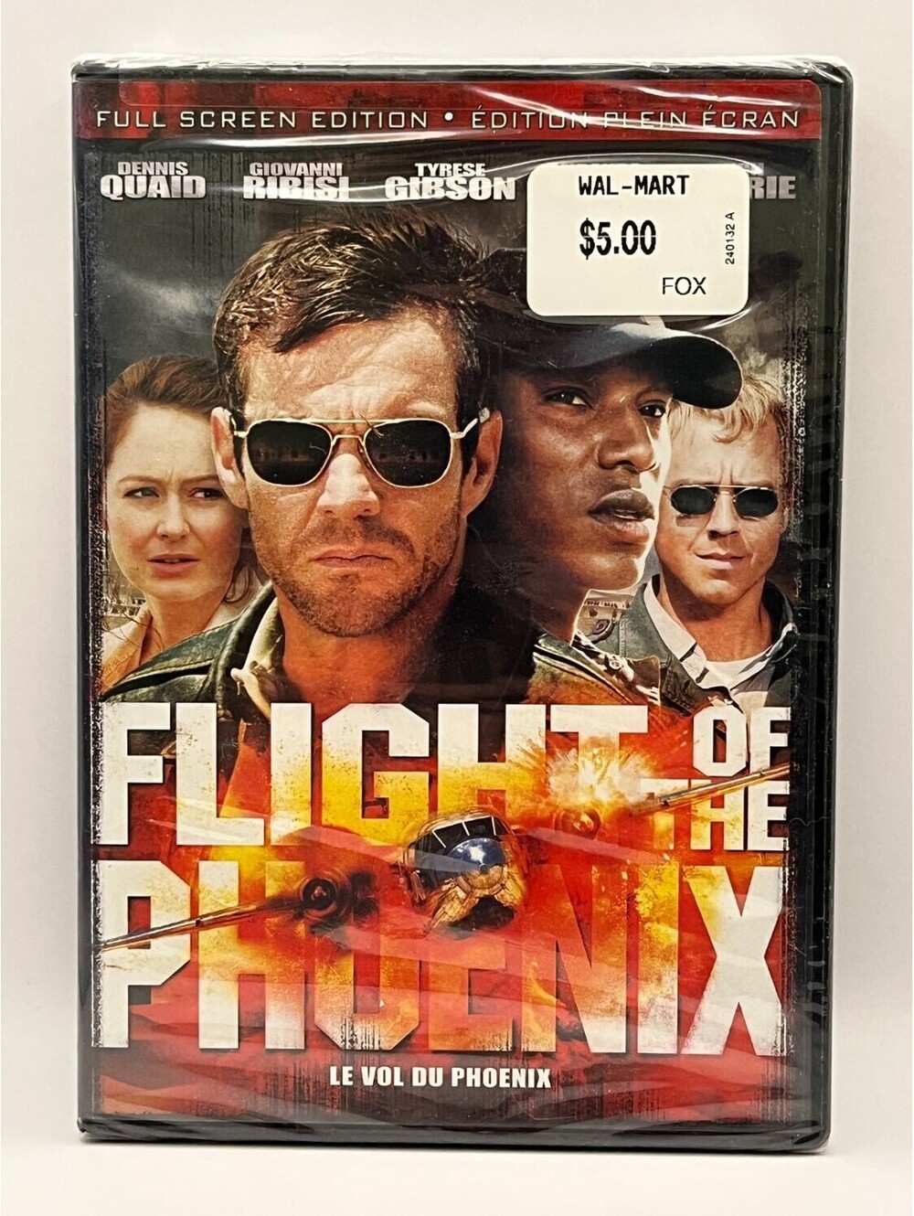 Flight of the Phoenix DVD Full Screen Dennis Quaid 2004 Action & John Moore